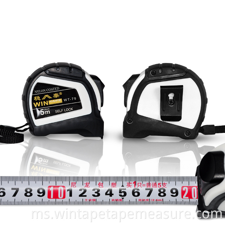 Alat binaan 5M Steel Tape Measure, Cinta Metrica Metro A Nastro Band Ruler Meter Band Tape 3 in 1 tape tape